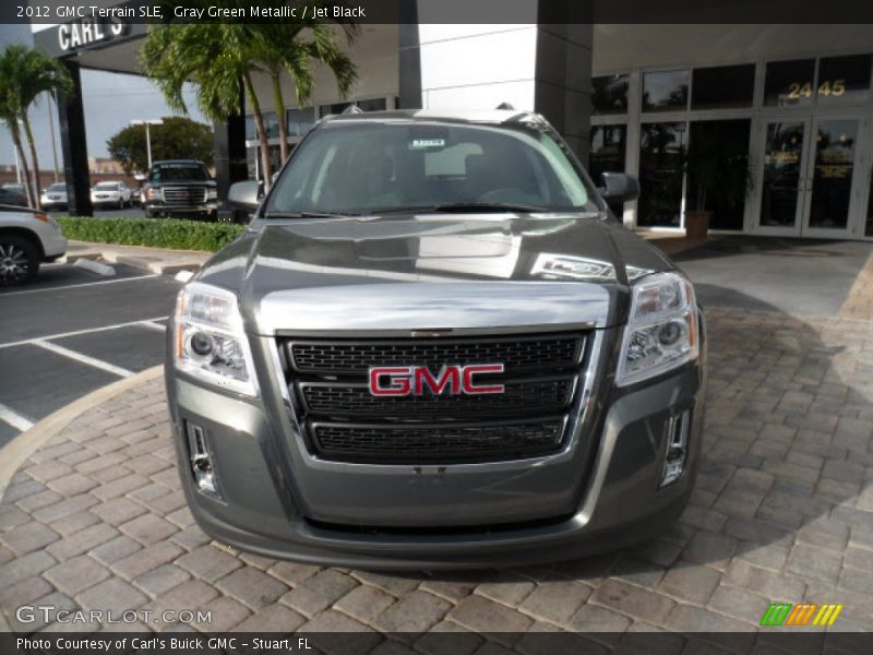 Gray Green Metallic / Jet Black 2012 GMC Terrain SLE