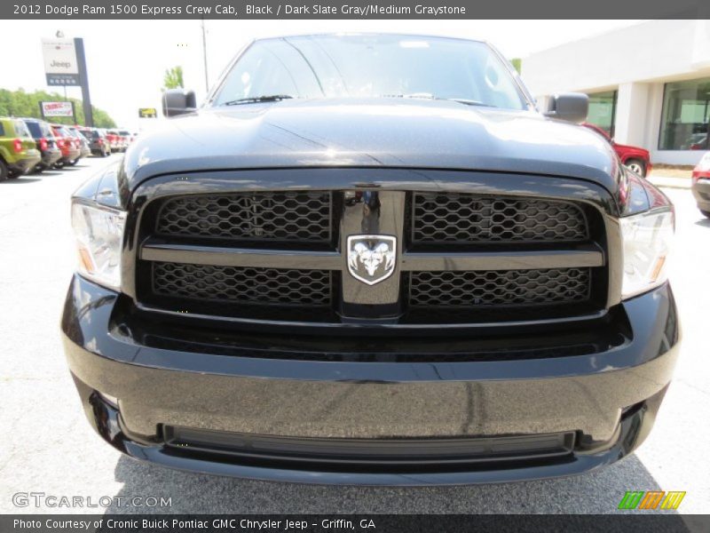 Black / Dark Slate Gray/Medium Graystone 2012 Dodge Ram 1500 Express Crew Cab