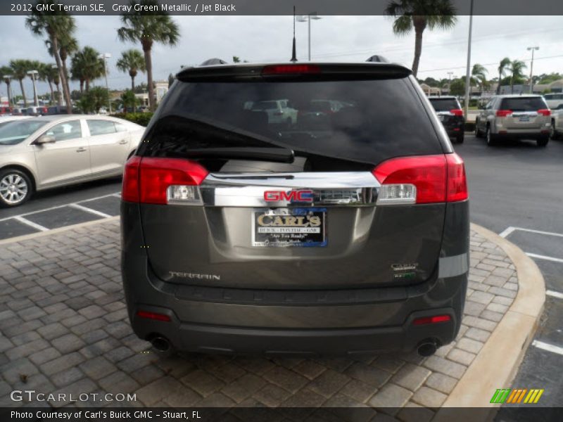 Gray Green Metallic / Jet Black 2012 GMC Terrain SLE