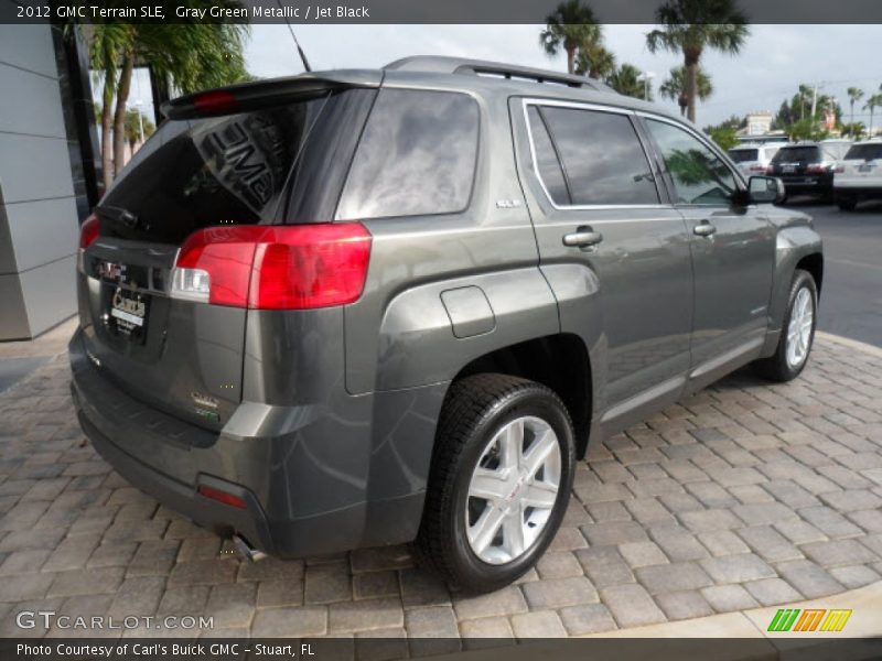 Gray Green Metallic / Jet Black 2012 GMC Terrain SLE