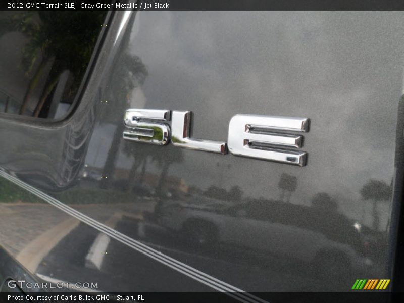 Gray Green Metallic / Jet Black 2012 GMC Terrain SLE