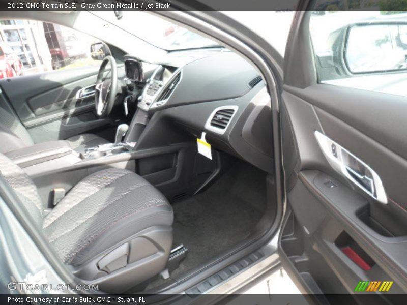 Gray Green Metallic / Jet Black 2012 GMC Terrain SLE