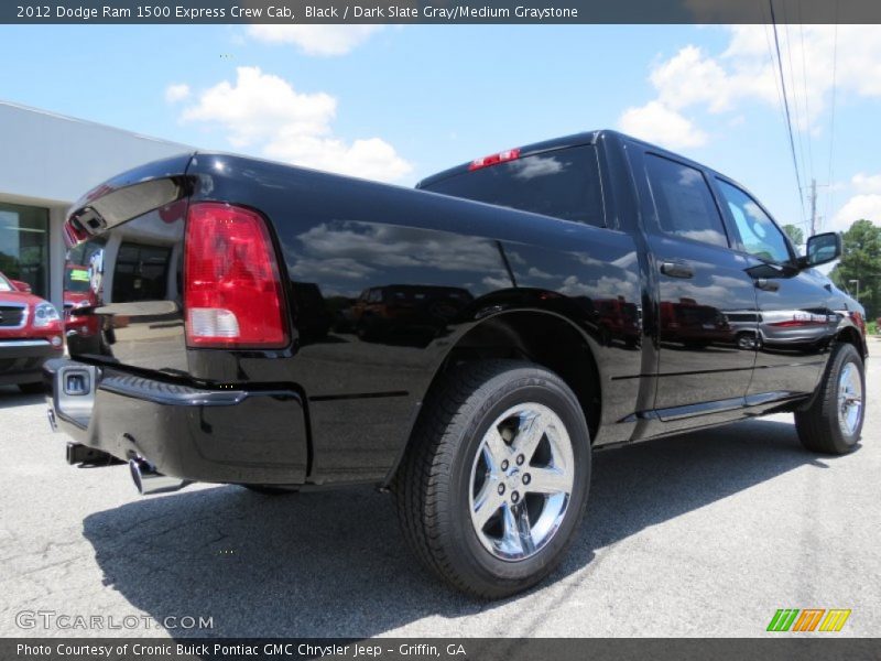 Black / Dark Slate Gray/Medium Graystone 2012 Dodge Ram 1500 Express Crew Cab