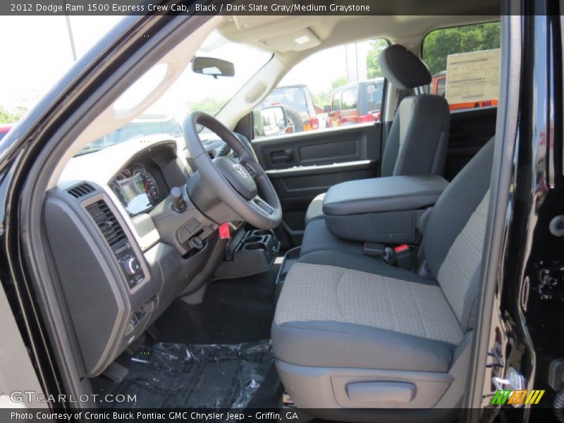 Black / Dark Slate Gray/Medium Graystone 2012 Dodge Ram 1500 Express Crew Cab