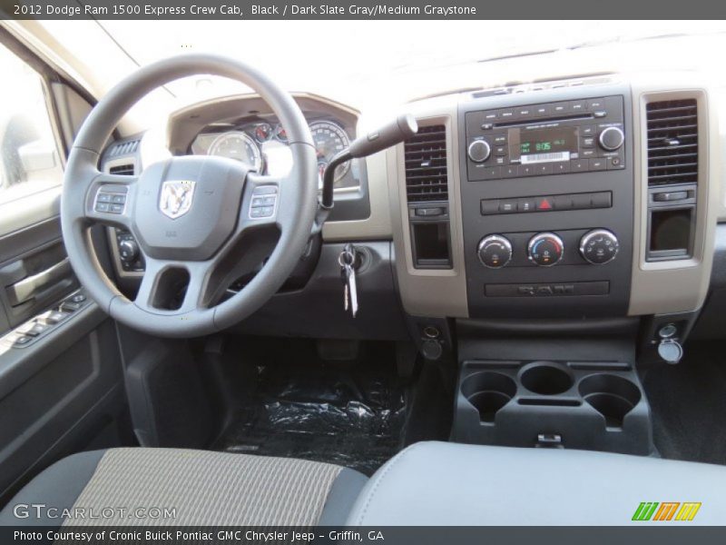 Black / Dark Slate Gray/Medium Graystone 2012 Dodge Ram 1500 Express Crew Cab