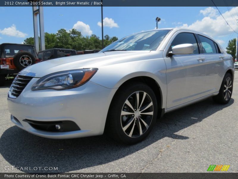 Bright Silver Metallic / Black 2012 Chrysler 200 S Sedan