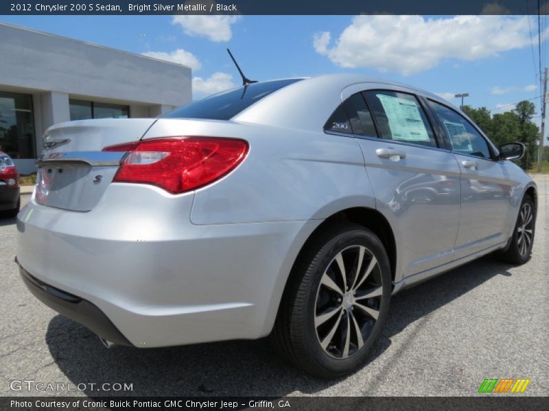 Bright Silver Metallic / Black 2012 Chrysler 200 S Sedan