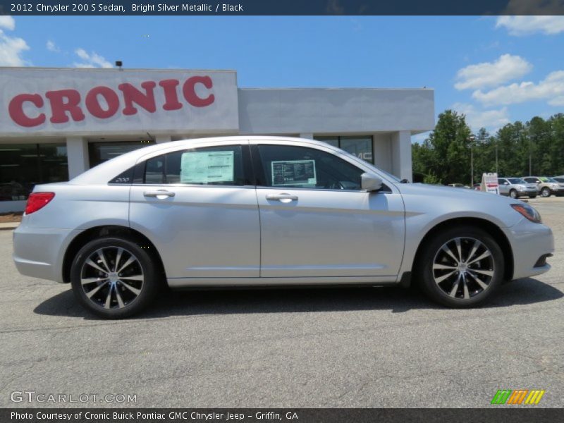 Bright Silver Metallic / Black 2012 Chrysler 200 S Sedan