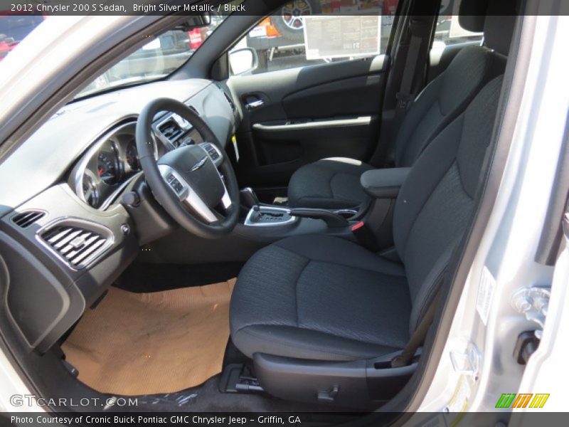 Bright Silver Metallic / Black 2012 Chrysler 200 S Sedan