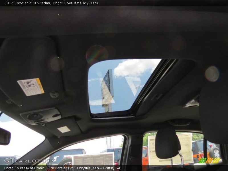 Bright Silver Metallic / Black 2012 Chrysler 200 S Sedan