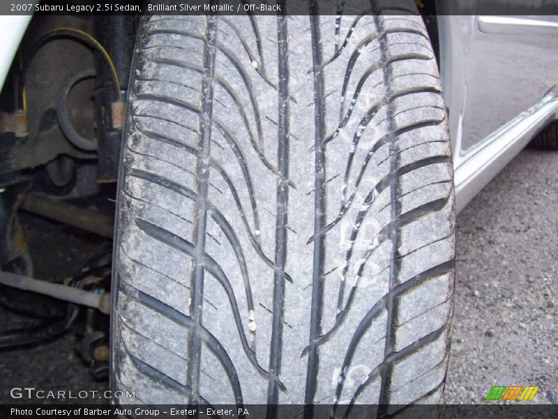 Brilliant Silver Metallic / Off-Black 2007 Subaru Legacy 2.5i Sedan