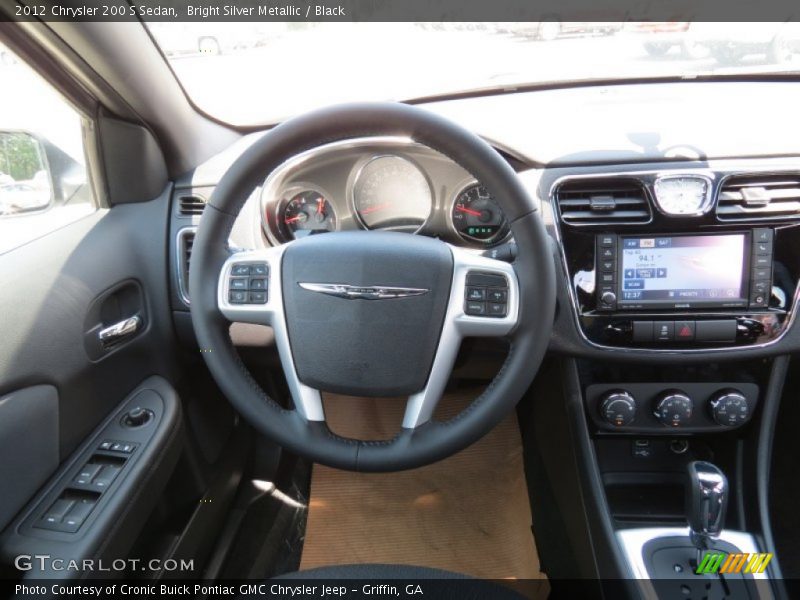 Bright Silver Metallic / Black 2012 Chrysler 200 S Sedan