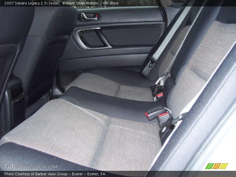 Brilliant Silver Metallic / Off-Black 2007 Subaru Legacy 2.5i Sedan