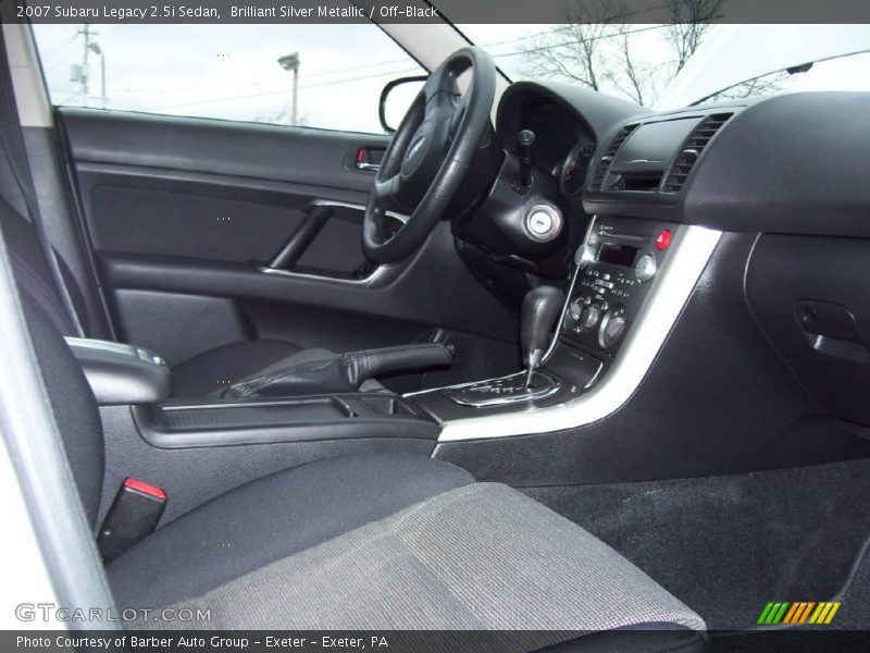 Brilliant Silver Metallic / Off-Black 2007 Subaru Legacy 2.5i Sedan