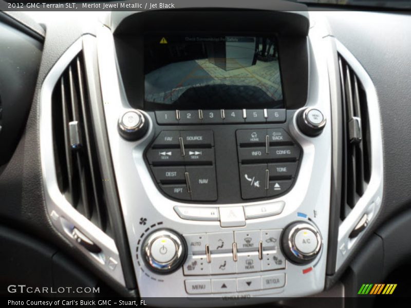 Merlot Jewel Metallic / Jet Black 2012 GMC Terrain SLT