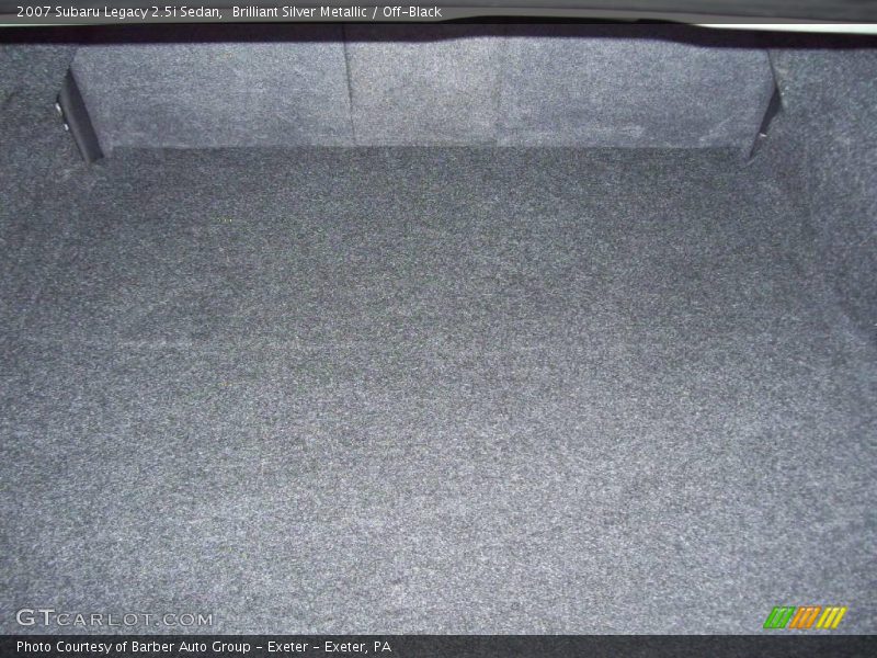 Brilliant Silver Metallic / Off-Black 2007 Subaru Legacy 2.5i Sedan