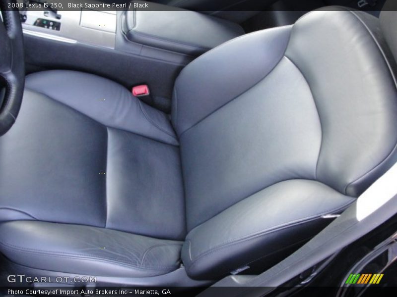 Black Sapphire Pearl / Black 2008 Lexus IS 250
