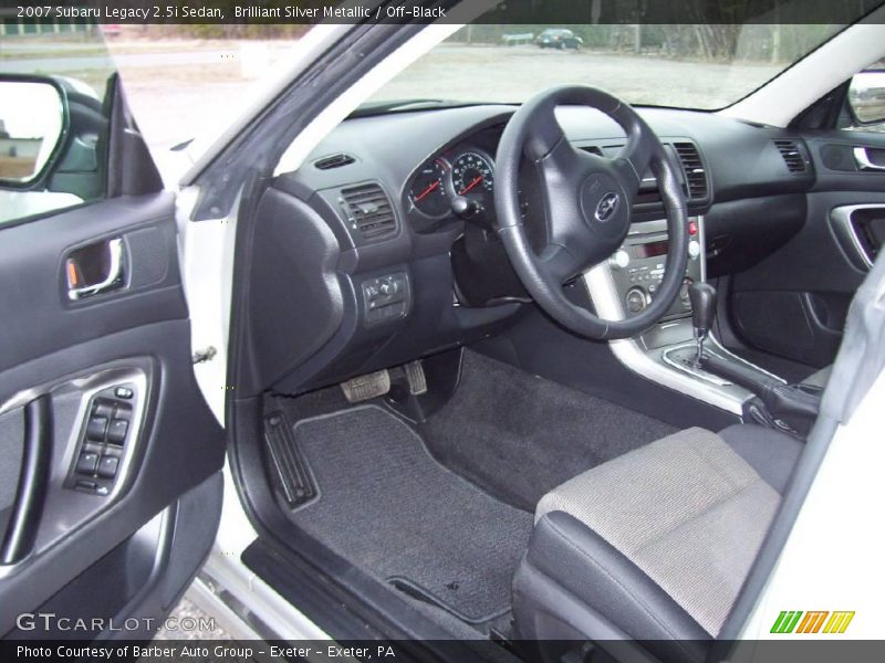 Brilliant Silver Metallic / Off-Black 2007 Subaru Legacy 2.5i Sedan
