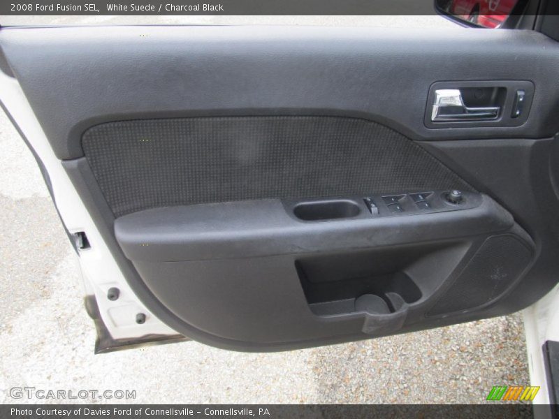 White Suede / Charcoal Black 2008 Ford Fusion SEL