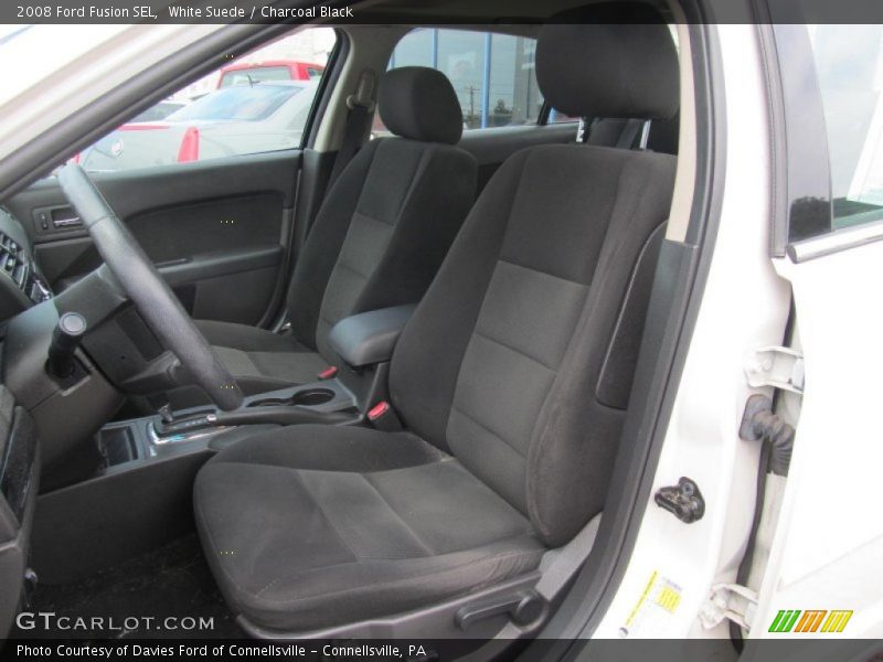 White Suede / Charcoal Black 2008 Ford Fusion SEL