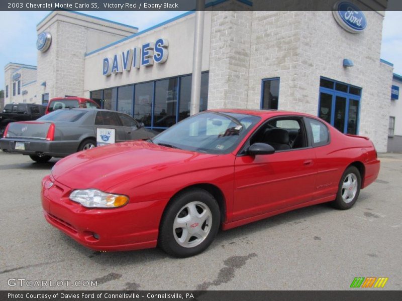 Victory Red / Ebony Black 2003 Chevrolet Monte Carlo SS