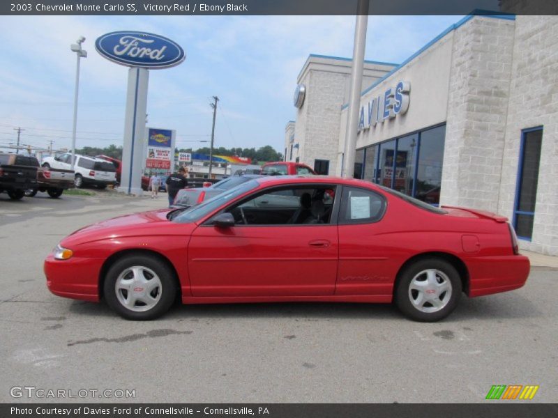 Victory Red / Ebony Black 2003 Chevrolet Monte Carlo SS