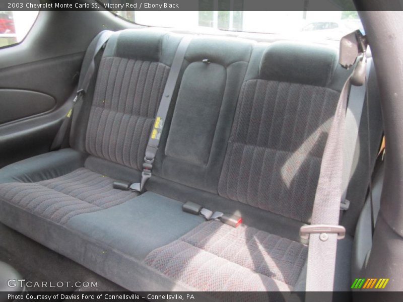 Rear Seat of 2003 Monte Carlo SS