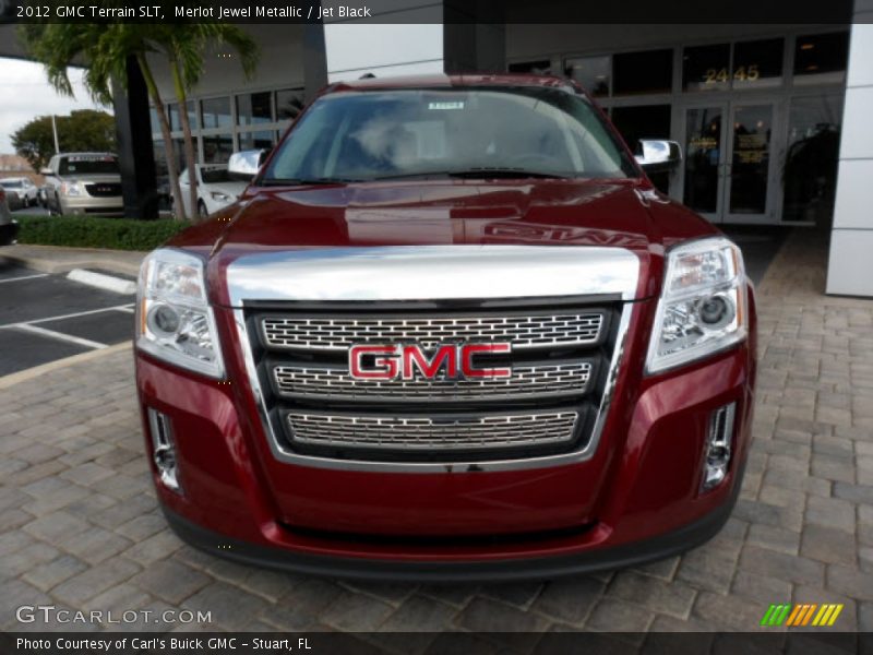 Merlot Jewel Metallic / Jet Black 2012 GMC Terrain SLT