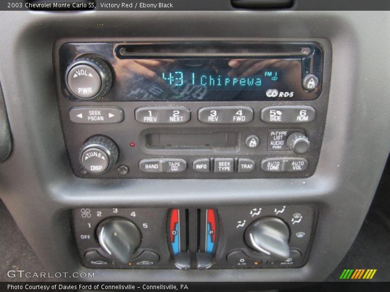 Audio System of 2003 Monte Carlo SS