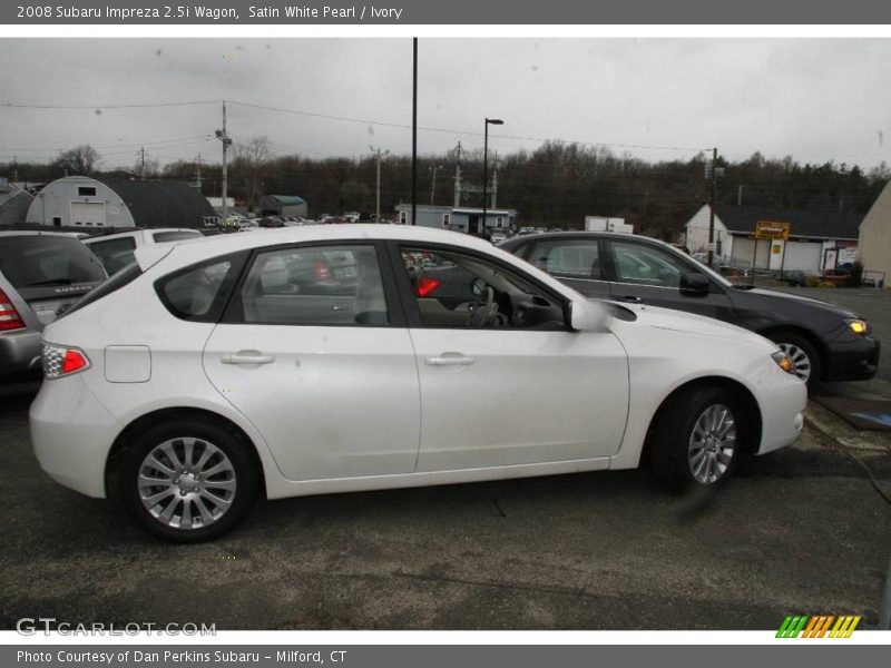 Satin White Pearl / Ivory 2008 Subaru Impreza 2.5i Wagon
