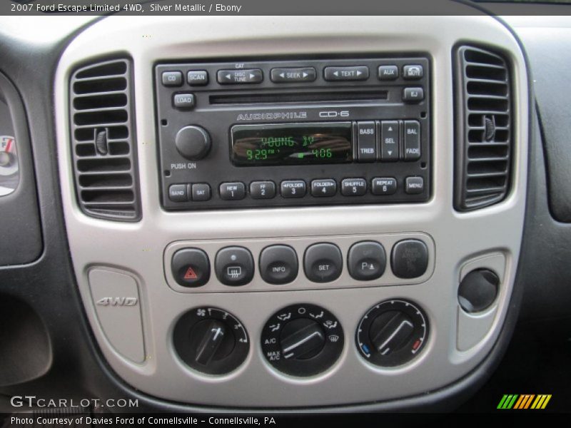 Silver Metallic / Ebony 2007 Ford Escape Limited 4WD