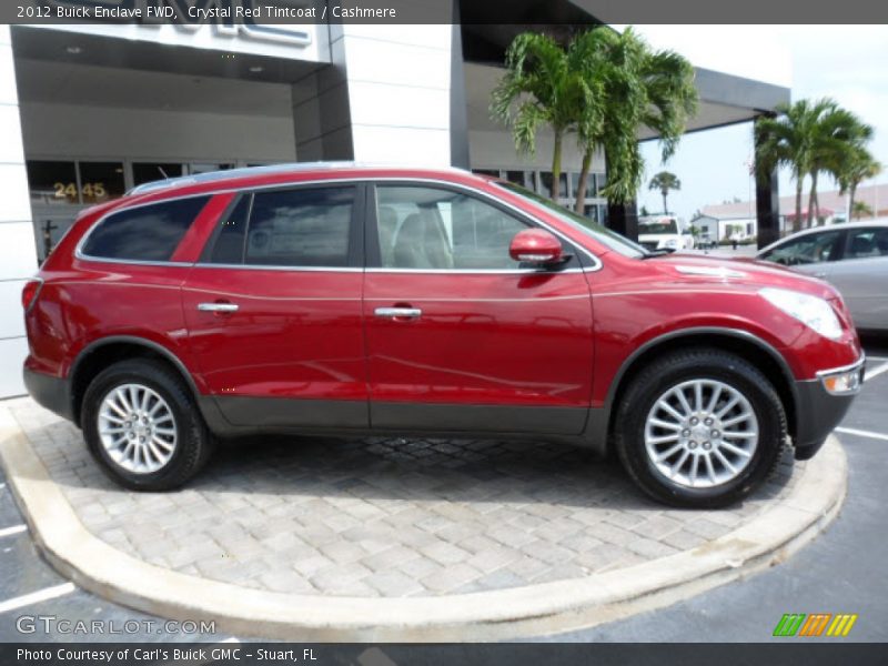 Crystal Red Tintcoat / Cashmere 2012 Buick Enclave FWD