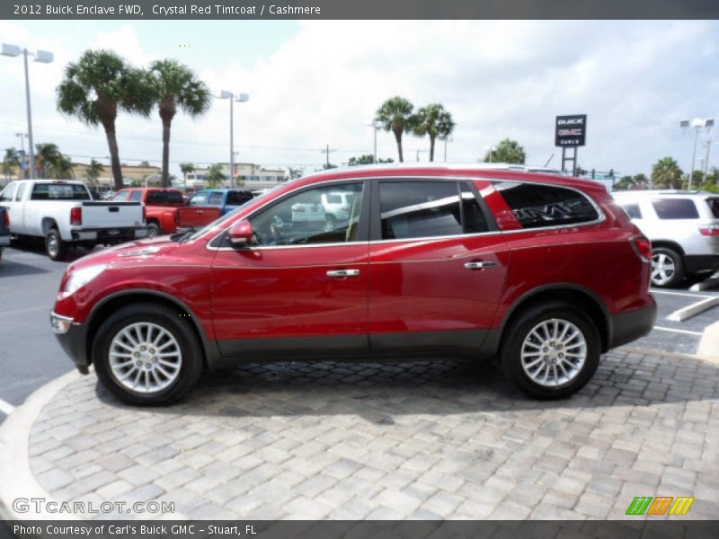 Crystal Red Tintcoat / Cashmere 2012 Buick Enclave FWD