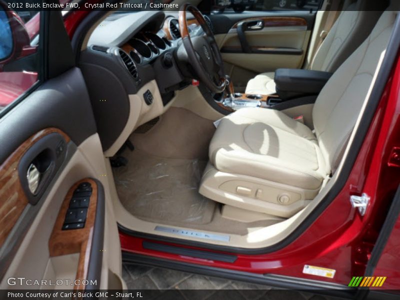 Crystal Red Tintcoat / Cashmere 2012 Buick Enclave FWD