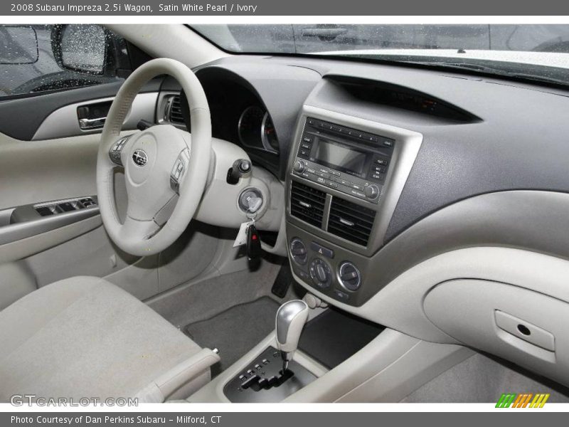 Satin White Pearl / Ivory 2008 Subaru Impreza 2.5i Wagon