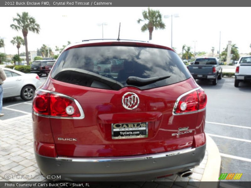 Crystal Red Tintcoat / Cashmere 2012 Buick Enclave FWD