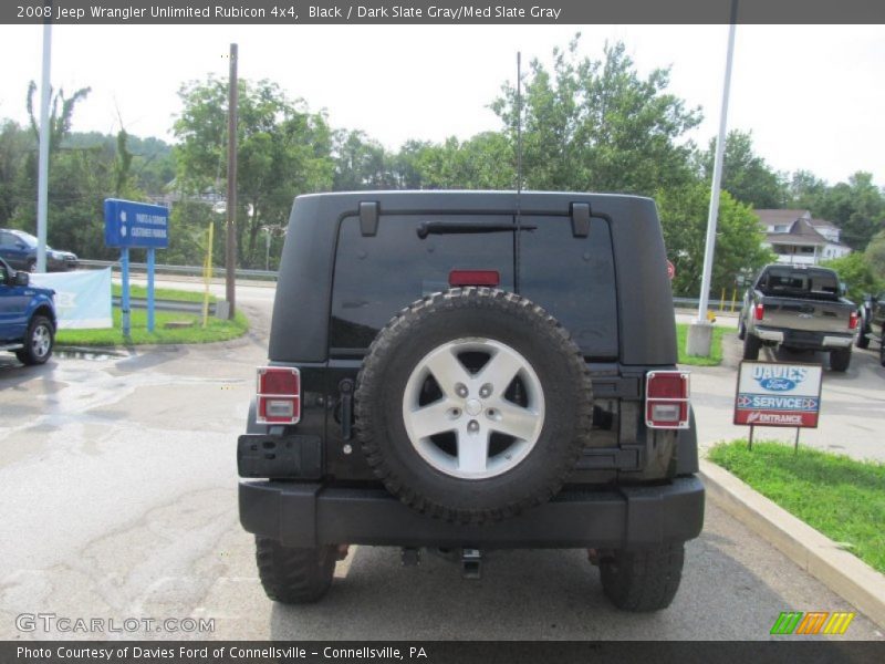 Black / Dark Slate Gray/Med Slate Gray 2008 Jeep Wrangler Unlimited Rubicon 4x4