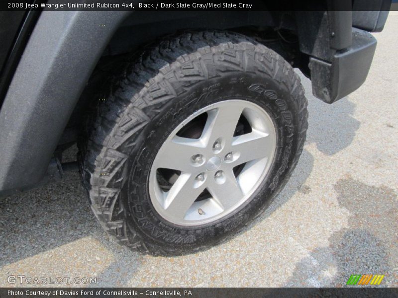 Black / Dark Slate Gray/Med Slate Gray 2008 Jeep Wrangler Unlimited Rubicon 4x4