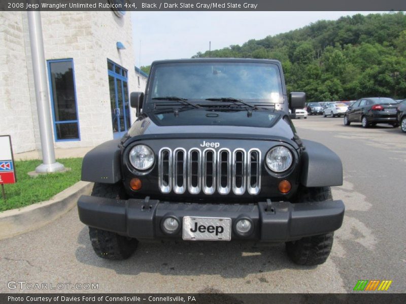 Black / Dark Slate Gray/Med Slate Gray 2008 Jeep Wrangler Unlimited Rubicon 4x4