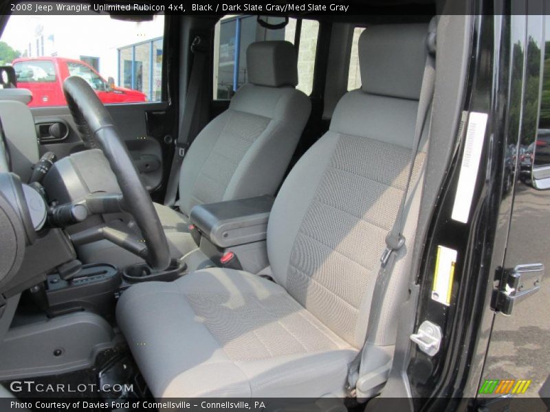 Black / Dark Slate Gray/Med Slate Gray 2008 Jeep Wrangler Unlimited Rubicon 4x4