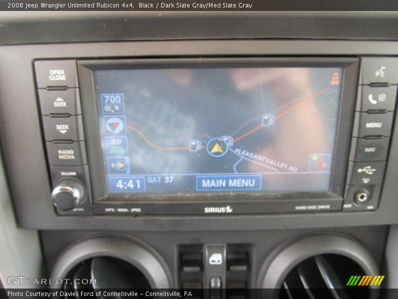 Black / Dark Slate Gray/Med Slate Gray 2008 Jeep Wrangler Unlimited Rubicon 4x4