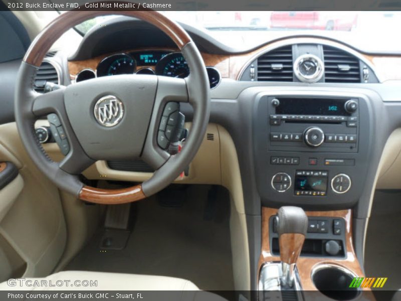 Gold Mist Metallic / Cashmere 2012 Buick Enclave FWD