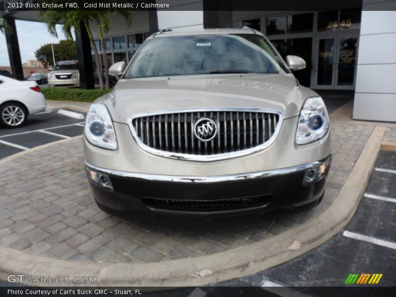 Gold Mist Metallic / Cashmere 2012 Buick Enclave FWD