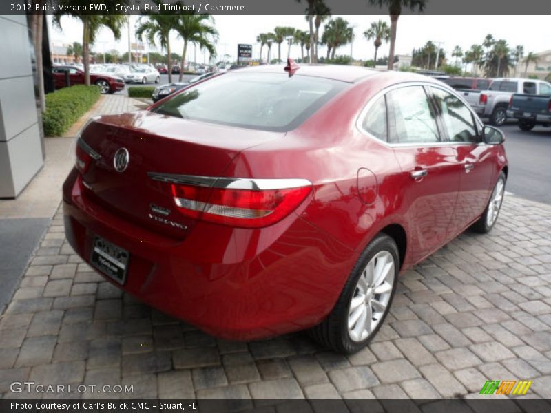 Crystal Red Tintcoat / Cashmere 2012 Buick Verano FWD