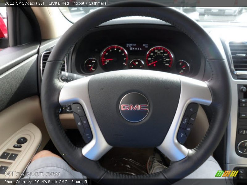 Crystal Red Tintcoat / Cashmere 2012 GMC Acadia SLT