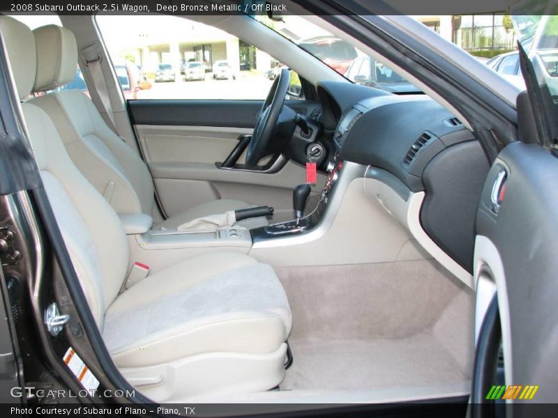 Deep Bronze Metallic / Off Black 2008 Subaru Outback 2.5i Wagon