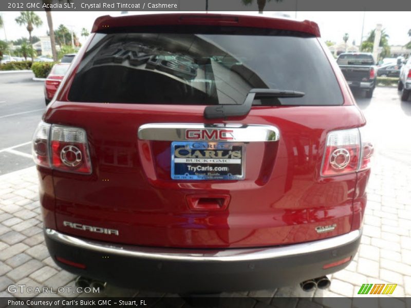 Crystal Red Tintcoat / Cashmere 2012 GMC Acadia SLT