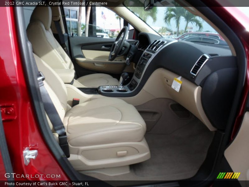 Crystal Red Tintcoat / Cashmere 2012 GMC Acadia SLT