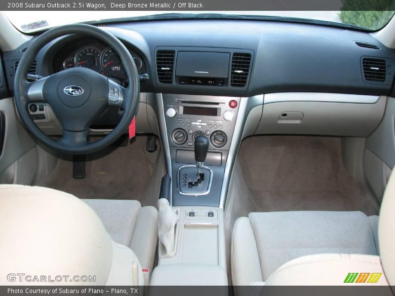 Deep Bronze Metallic / Off Black 2008 Subaru Outback 2.5i Wagon