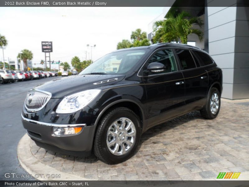 Carbon Black Metallic / Ebony 2012 Buick Enclave FWD